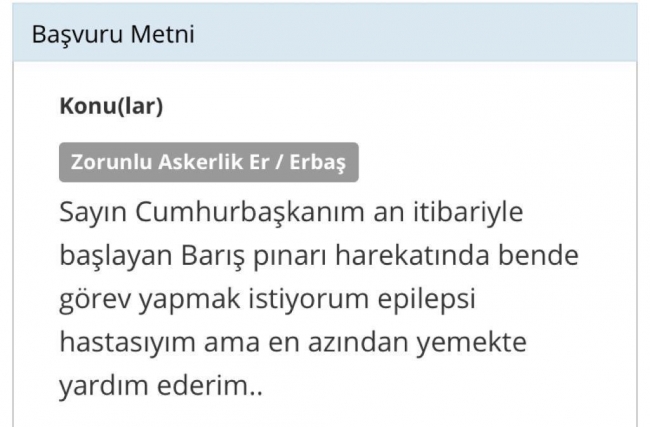 Barış Pınarı Harekatı'yla ilgili CİMER'e destek mesajları yağdı
